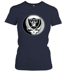 Oakland Raiders Grateful Dead Steal Your Face NFL Football Womens T-Shirt Womens T-Shirt - VeigarTee