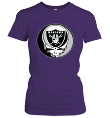 Oakland Raiders Grateful Dead Steal Your Face NFL Football Womens T-Shirt Womens T-Shirt - VeigarTee