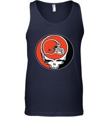 Cleveland Browns Grateful Dead Steal Your Face NFL Football Mens Tank Top Mens Tank Top - VeigarTee