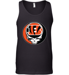 Cincinnati Bengals Grateful Dead Steal Your Face NFL Football Mens Tank Top