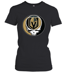 Vegas Golden Knights Grateful Dead Steal Your Face Hockey NHL Womens T-Shirt