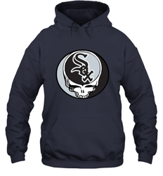 Chicago White Sox Grateful Dead Steal Your Face Baseball Adult Hoodie Sweatshirt