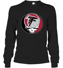 Atlanta Falcons Grateful Dead Steal Your Face NFL Football Adult Long Sleeve T-Shirt Adult Long Sleeve T-Shirt - VeigarTee