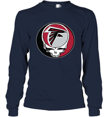 Atlanta Falcons Grateful Dead Steal Your Face NFL Football Adult Long Sleeve T-Shirt Adult Long Sleeve T-Shirt - VeigarTee
