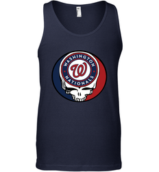 Washington Nationals Grateful Dead Steal Your Face Baseball Mens Tank Top