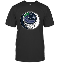 Vancouver Canucks Grateful Dead Steal Your Face Hockey NHL Mens T-Shirt
