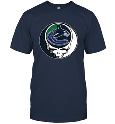 Vancouver Canucks Grateful Dead Steal Your Face Hockey NHL Mens T-Shirt