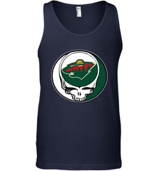 Minnesota Wild Grateful Dead Steal Your Face Hockey NHL Mens Tank Top Mens Tank Top - VeigarTee