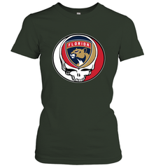 Florida Panthers Grateful Dead Steal Your Face Hockey NHL Womens T-Shirt Womens T-Shirt - VeigarTee
