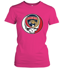 Florida Panthers Grateful Dead Steal Your Face Hockey NHL Womens T-Shirt Womens T-Shirt - VeigarTee