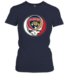 Florida Panthers Grateful Dead Steal Your Face Hockey NHL Womens T-Shirt Womens T-Shirt - VeigarTee