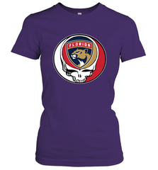 Florida Panthers Grateful Dead Steal Your Face Hockey NHL Womens T-Shirt Womens T-Shirt - VeigarTee