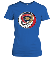 Florida Panthers Grateful Dead Steal Your Face Hockey NHL Womens T-Shirt Womens T-Shirt - VeigarTee