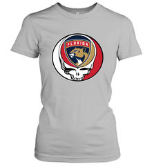 Florida Panthers Grateful Dead Steal Your Face Hockey NHL Womens T-Shirt Womens T-Shirt - VeigarTee