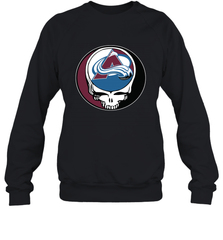 Colorado Avalanche Grateful Dead Steal Your Face Hockey NHL Adult Sweatshirt Adult Sweatshirt - VeigarTee