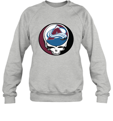 Colorado Avalanche Grateful Dead Steal Your Face Hockey NHL Adult Sweatshirt Adult Sweatshirt - VeigarTee