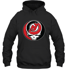 New Jersey Devils Grateful Dead Steal Your Face Hockey NHL Adult Hoodie Sweatshirt
