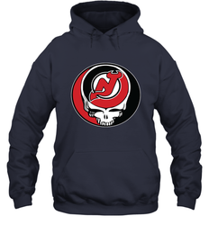 New Jersey Devils Grateful Dead Steal Your Face Hockey NHL Adult Hoodie Sweatshirt