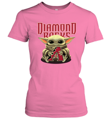 Baby Yoda Hugs Loves The Arizona Diamondbacks Baseball Womens T-Shirt Womens T-Shirt - VeigarTee