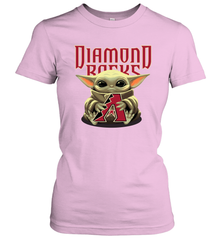Baby Yoda Hugs Loves The Arizona Diamondbacks Baseball Womens T-Shirt Womens T-Shirt - VeigarTee