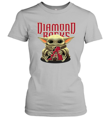 Baby Yoda Hugs Loves The Arizona Diamondbacks Baseball Womens T-Shirt Womens T-Shirt - VeigarTee