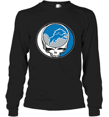 Detroit Lions Grateful Dead Steal Your Face NFL Football Adult Long Sleeve T-Shirt Adult Long Sleeve T-Shirt - VeigarTee