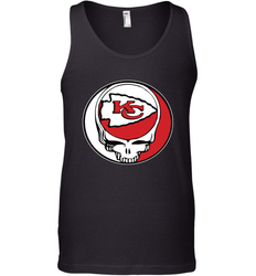 Kansas City Chiefs Grateful Dead Steal Your Face NFL Football Mens Tank Top