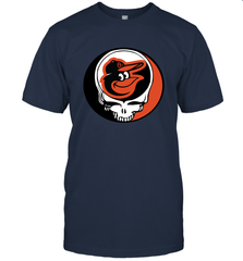 Baltimore Orioles Grateful Dead Steal Your Face Baseball Mens T-Shirt Mens T-Shirt - VeigarTee