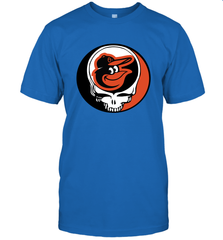 Baltimore Orioles Grateful Dead Steal Your Face Baseball Mens T-Shirt Mens T-Shirt - VeigarTee
