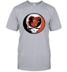 Baltimore Orioles Grateful Dead Steal Your Face Baseball Mens T-Shirt Mens T-Shirt - VeigarTee