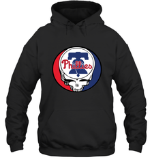 Philadelphia Phillies Grateful Dead Steal Your Face Baseball Adult Hoodie Sweatshirt Adult Hoodie Sweatshirt - VeigarTee