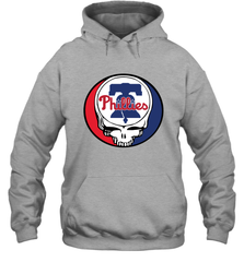 Philadelphia Phillies Grateful Dead Steal Your Face Baseball Adult Hoodie Sweatshirt Adult Hoodie Sweatshirt - VeigarTee