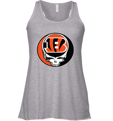 Cincinnati Bengals Grateful Dead Steal Your Face NFL Football Womens Racerback Tank Top Womens Racerback Tank Top - VeigarTee