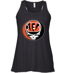 Cincinnati Bengals Grateful Dead Steal Your Face NFL Football Womens Racerback Tank Top Womens Racerback Tank Top - VeigarTee