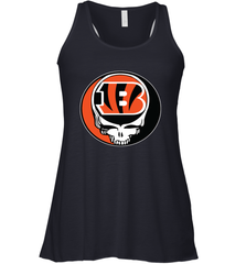 Cincinnati Bengals Grateful Dead Steal Your Face NFL Football Womens Racerback Tank Top Womens Racerback Tank Top - VeigarTee