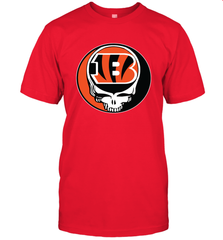 Cincinnati Bengals Grateful Dead Steal Your Face NFL Football Mens T-Shirt Mens T-Shirt - VeigarTee