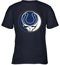 Indianapolis Colts Grateful Dead Steal Your Face NFL Football Youth T-Shirt