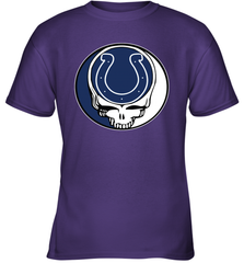Indianapolis Colts Grateful Dead Steal Your Face NFL Football Youth T-Shirt Youth T-Shirt - VeigarTee