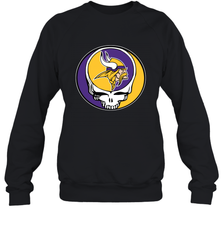 Minnesota Vikings Grateful Dead Steal Your Face NFL Football Adult Sweatshirt Adult Sweatshirt - VeigarTee