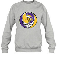 Minnesota Vikings Grateful Dead Steal Your Face NFL Football Adult Sweatshirt Adult Sweatshirt - VeigarTee