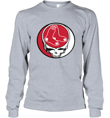 Boston Red Sox Grateful Dead Steal Your Face Baseball Adult Long Sleeve T-Shirt Adult Long Sleeve T-Shirt - VeigarTee