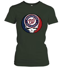 Washington Nationals Grateful Dead Steal Your Face Baseball Womens T-Shirt Womens T-Shirt - VeigarTee