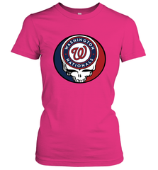 Washington Nationals Grateful Dead Steal Your Face Baseball Womens T-Shirt Womens T-Shirt - VeigarTee