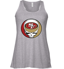 San Francisco 49ers Grateful Dead Steal Your Face NFL Football Womens Racerback Tank Top Womens Racerback Tank Top - VeigarTee