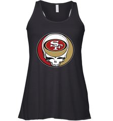 San Francisco 49ers Grateful Dead Steal Your Face NFL Football Womens Racerback Tank Top Womens Racerback Tank Top - VeigarTee