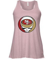 San Francisco 49ers Grateful Dead Steal Your Face NFL Football Womens Racerback Tank Top Womens Racerback Tank Top - VeigarTee