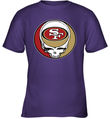 San Francisco 49ers Grateful Dead Steal Your Face NFL Football Youth T-Shirt Youth T-Shirt - VeigarTee