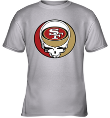San Francisco 49ers Grateful Dead Steal Your Face NFL Football Youth T-Shirt Youth T-Shirt - VeigarTee