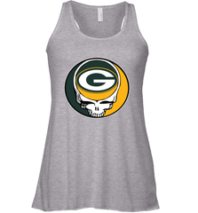 Green Bay Packers Grateful Dead Steal Your Face NFL Football Womens Racerback Tank Top Womens Racerback Tank Top - VeigarTee