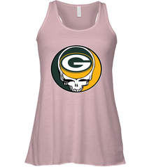 Green Bay Packers Grateful Dead Steal Your Face NFL Football Womens Racerback Tank Top Womens Racerback Tank Top - VeigarTee